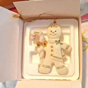 Lenox classic gingerbread ornament